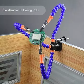 Третий помощник ручной инструмент держатель паяльника настольный зажим сварочная станция QDE