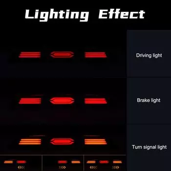 Третий стоп-сигнал для F150 2015 - 2025 F250 F350 F450 Ranger 2019 2020 2025 Светодиодный дополнительный задний тормоз автомобиля задний стоп-сигнал предупреждающий фонарь Red Lights
