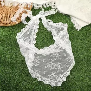 Треугольная белая бандана, платок для волос, повязки на голову, бандана для волос, эластичная косынка для волос, вышивка, шарфы для волос, аксессуары для волос