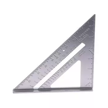 Треугольная линейка, утолщающая угловая линейка из нержавеющей стали, столярная треугольная линейка
