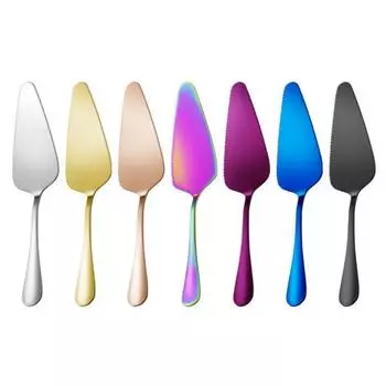 Треугольная лопатка для торта из нержавеющей стали, зубчатая лопатка для пиццы, лопаточка для сыра