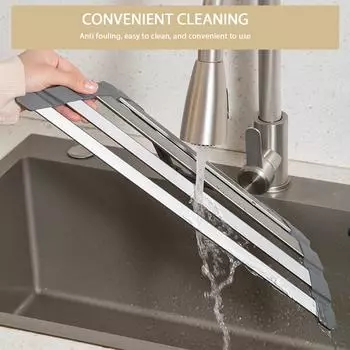 Треугольная мойка, сушилка для посуды, коврик, сушилка для столовых приборов, кухонные принадлежности Small светло-серый