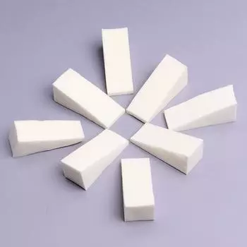 Треугольная мягкая губка для макияжа, тональный крем для лица, консилер, крем-пудра, смазочная пуховка, косметический инструмент