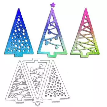 Треугольная пагода, дерево, дизайн, скрапбукинг, ремесло, штамп, 3D DIY, изготовление фестивальных карточек серебряный