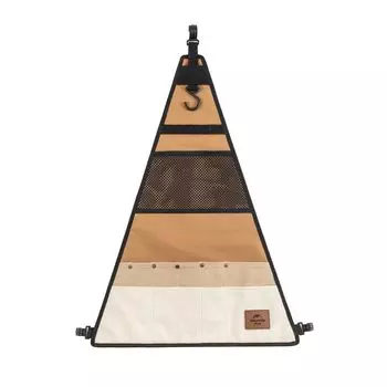 Треугольная подвесная сумка Naturehike для кемпинга Zouk Fabric, легкая, компактная, сумка для хранения кухонных принадлежностей, сумка для хранения инструментов в рулоне, сумка для кемпинга