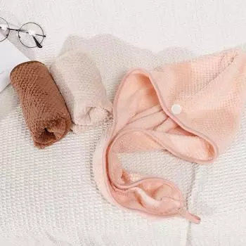 треугольная шапочка для душа, шапочка для сухих волос, обертка для сушки волос из микрофибры, модное полотенце для вытирания волос, инструмент бежевый