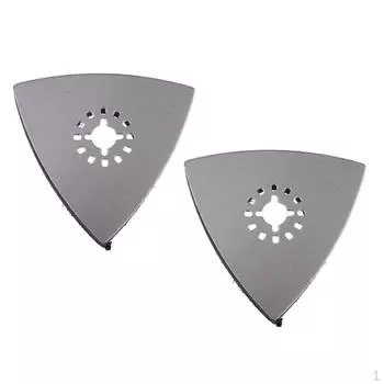 Треугольная шлифовальная подушечка 80 мм, 2 шт., вибрирующая