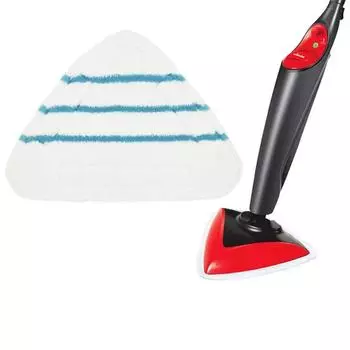 Треугольная сменная салфетка из микрофибры с антипригарным покрытием для уборки пола, инструменты для уборки, аксессуары для швабры синий/белый