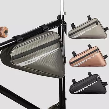 Треугольная водонепроницаемая рама для хранения велосипедов, регулируемая сумка для велосипеда, сумка для велосипеда one size чёрный