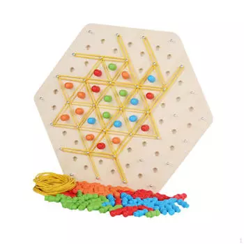 Треугольник Настольная игра Цепочка шахматы Головоломка Стратегия координации рук и глаз Монтессори Игрушка