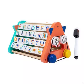 Треугольник распознавание английских букв развивающие игрушки математическая игра DIY доска для рисования для малышей 4 5 лет