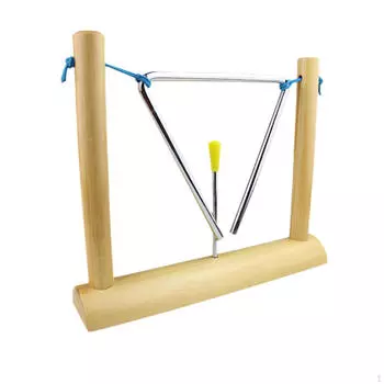Треугольник с подставкой Детский ударный музыкальный инструмент для подарка