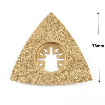Треугольное шлифовальное лезвие из твердосплавного абразива для осциллирующего мультитула