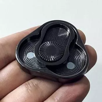 Треугольные игрушки-слайдеры для пальцев, вращающиеся скучные игрушки для отдыха, ручные спиннеры, игрушки для детей серебряный