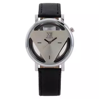 Треугольные полые часы унисекс треугольные часы женские персонализированные стеклянный ремень