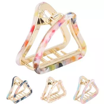 Треугольные полые заколки для волос для женщин и девочек, простые элегантные декоративные заколки для волос #4