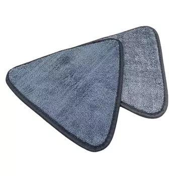 Треугольные сменные насадки для швабры Сменные насадки для швабры из микрофибры Влажная сухая уборка Многоразовые