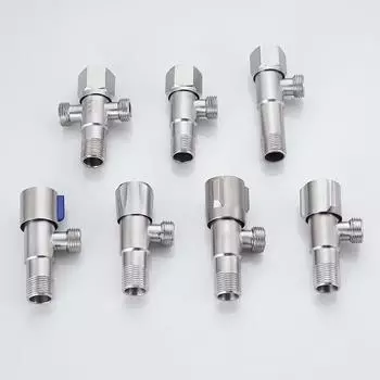 Треугольный клапан из нержавеющей стали, бытовой нагреватель туалетной воды, запорный треугольный клапан для холодной и горячей воды на входе