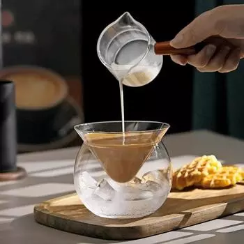 Треугольный коктейльный бокал со льдом и хрусталем для вина Бокал для мартини Молекулярный стакан для коктейля S