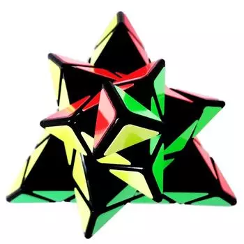 Треугольный пазл Magic 4–4 Piraminx Sengso 4x4x4, треугольный кубик Piramix Shengshou Piramik, венгерский подарок для детей от 9 до 12 лет белый