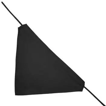 Треугольный платок на голову, однотонный тюрбан на шнуровке, однотонный пекари, бариста, повара, официантки, однотонная универсальная шляпа, головной убор чёрный