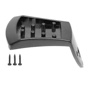 Треугольный струнодержатель для мандолины, черный металлический сменный для 8-струнной арочной верхней деки с винтами