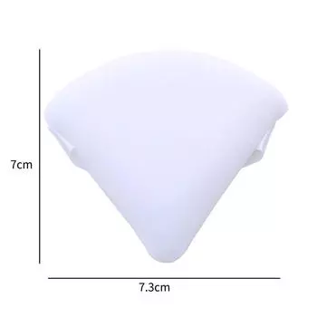 Треугольный воздушный кушон для фиксации рассыпчатой пудры Супер мягкий чистый пуховкой для макияжа Высокое качество One Size