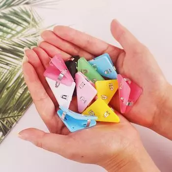 Треугольный зажим: Угловой держатель для книг Anti-Roll для домашних заданий студентов