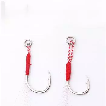 Треугольный зуб железная пластина крючок морская рыболовная приманка леска крючок аксессуары для пресноводного окуня армейский рыболовный крючок 8# Short version; Price per piece