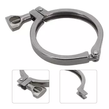 Tri Clamp Дополнительный дюймовый полированный SS304 нержавеющая сталь 1.5 inch