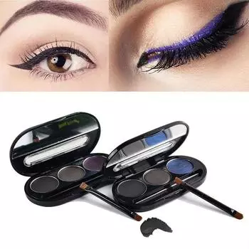 Три цвета красоты водонепроницаемый гель для теней для век макияж косметическая подводка для глаз 01