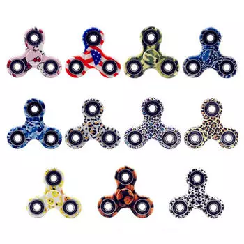 Tri-Fidget Autism Hand Spinner Игрушки для снятия стресса и тревожности