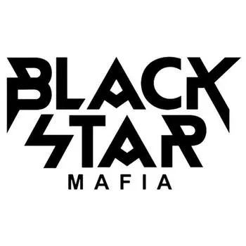 Tri Koshki KT002 Black Star Mafia, автомобильная наклейка, виниловые наклейки, светоотражающая наклейка на автомобиль, мотоцикл, грузовик, бампер, ноутбук, холодильник 15x8CM -S