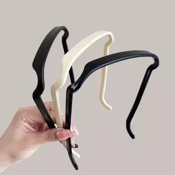 Три квадратные повязки для волос, элегантные и отличительные, прижимающие волосы для умывания, аксессуар для волос с высоким затылком Size fits all