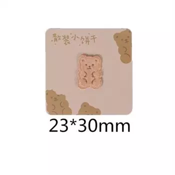 Три любовных закуски печенье милая тканевая наклейка сумка шляпа украшение вышивка наклейка одежда брюки дырка наклейка Bear Biscuits * Flowers