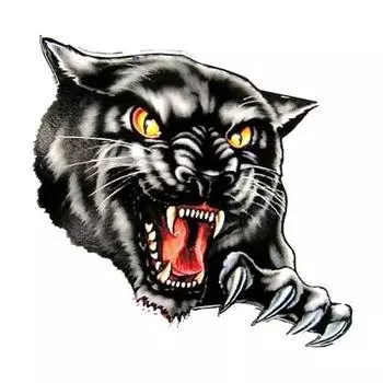 Tri Mishki W1442 3D свирепая пантера автомобильная наклейка ПВХ наклейки мотоциклетная наклейка на автомобиль грузовик бампер внедорожник настенный водостойкий 11cm -S