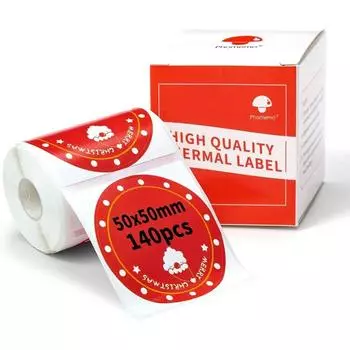 Три пробных термочувствительных клейких этикетки, цена на бумагу для печати штрих-кодов, подходит для принтеров серии M110 220 120 220 Round30x30mm 200pcs