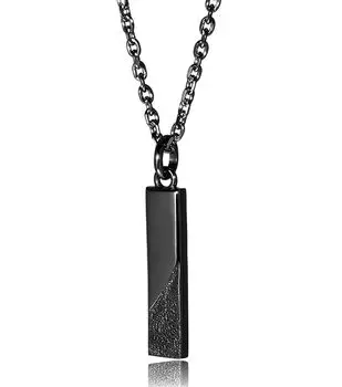 Tri Sand Surgical Stainless Directly Metal Black [Lion Heart] Ожерелье, Ожерелье, Пластина, Сталь, Мужская, Изготовленная, Гипоаллергенная,