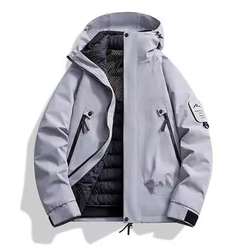 Три в одном 90% пуховая подкладка для мужчин и женщин одного типа Hardshell куртка ветрозащитная водонепроницаемая теплая одежда для верховой езды XS