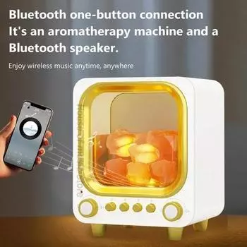 Три в одном Bluetooth-аудио трансграничная частная модель домашний настольный увлажнитель воздуха для домашнего офиса USB-диффузор для ароматерапии подарок зелёный