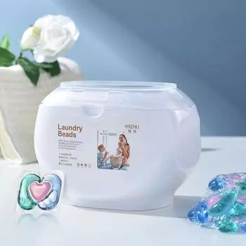 Три в одном геля для стирки с ароматическими частицами, стойкий пятновыводитель, стиральный порошок, домашний набор 1