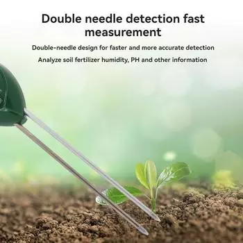 Три в одном круглоголовый детектор почвы pH-метр pH-метр измеритель влажности светимости тестер почвы садоводство