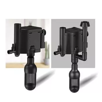 Три в одном: водяной насос, фильтр для удаления масляной пленки, очиститель воды, скиммер для аквариумов, часть для удаления масляных пятен, фильтр для аквариума