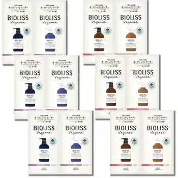 [Trial set of 6 pieces] KOSE BIOLISS Shampoo Treatment Set BIOLISS Vegany (Smooth/Moist) 2 types, 3 pieces each 10mL + 10mL 6 trials Travel set for tr