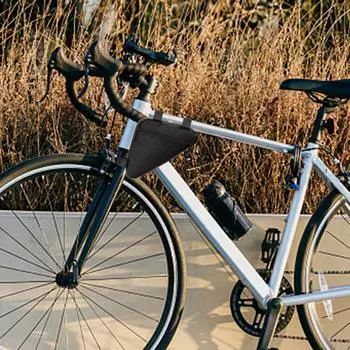 Triangle Cycle Bag Triangle Bag Water Resistant Cycling Pack Under Seat Top Tube Bag Waterproof Cycling Pack For Road And spain