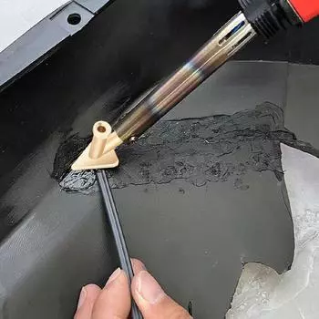 Triangular Copper Soldering Iron Head Replacement Tip - 2pcs Plastic Welder Soldering Iron Tips, For 80 Watt Plastic Weldin L5F6