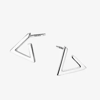 Triangular Earrings Simple Earrings Temperament Ears Colons and Ear Holes Without Taking Off Earrings Trend