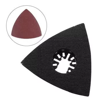 Triangular Sanding Pads Quick Release Oscillating Tool Multi-Tool Blades Oscillating Tool Accessories Pack of 1 чёрный