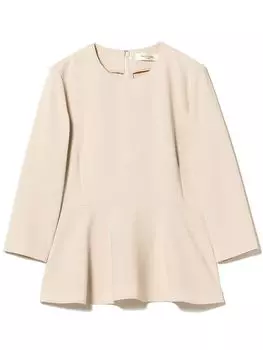 Triase Peplum BEIGE 36 64111135002 [Demilx Beams] L/S Рубашка/Блузка Блузка женская бежевый