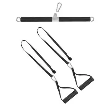 Tricep Rope Straight Bar Cable Machine Equipment Fitness for Rowing Machine